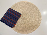 16” Round Palm Leaf Placemats- Natural