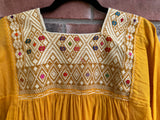 Marigold with Off- White San Andres Blouse