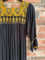 Black and Yellow San Andres Dress