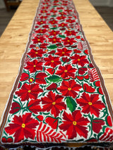 White Poinsettia Runner