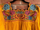 Marigold Long Sleeve Blusa Punto de Cruz