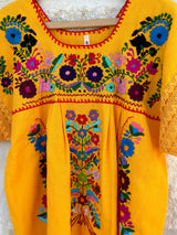 Marigold Fiesta Puebla Blouse XL