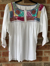 Multicolor Vine Tunic