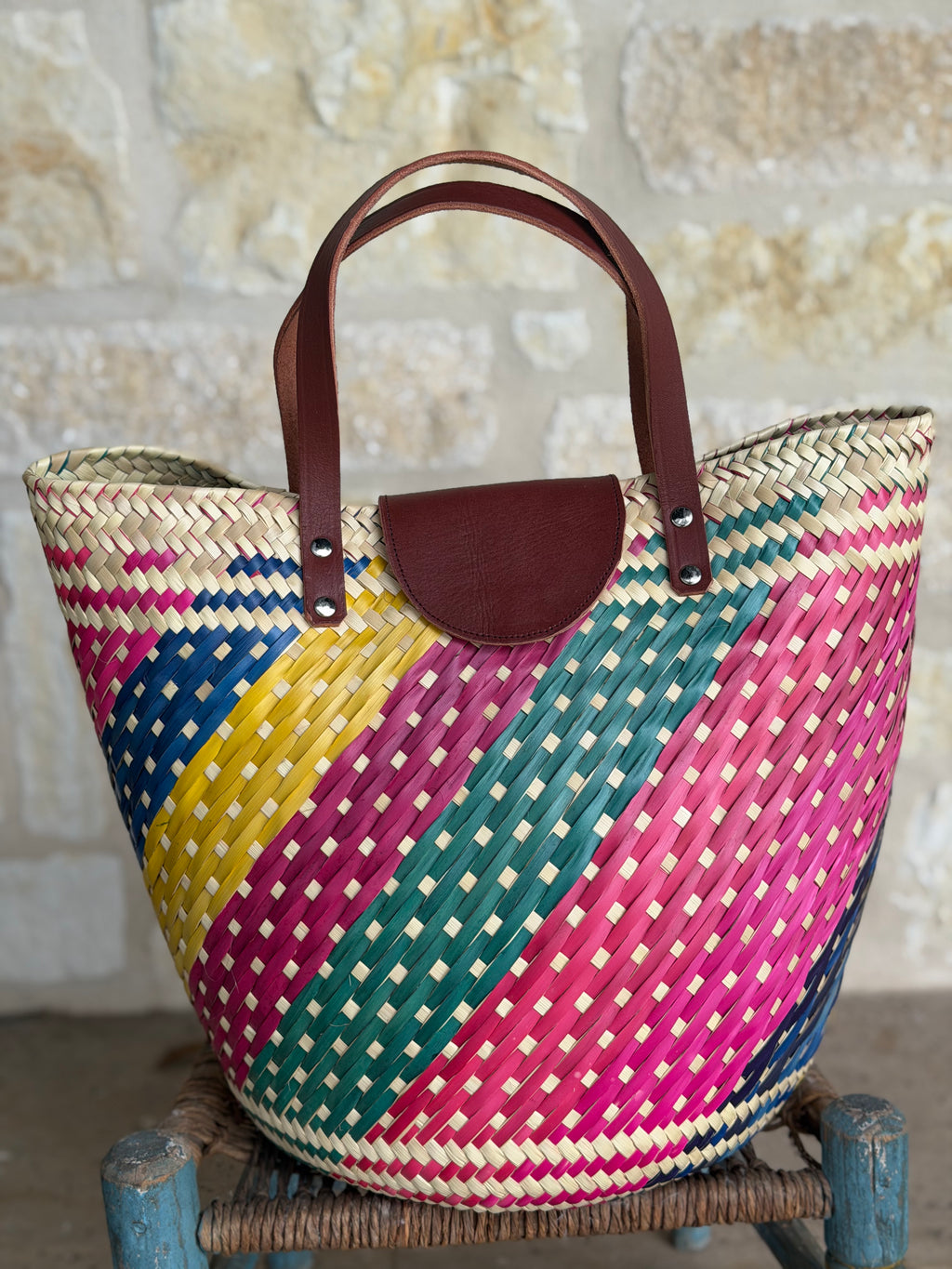 Alegría Bag - Rainbow Blue