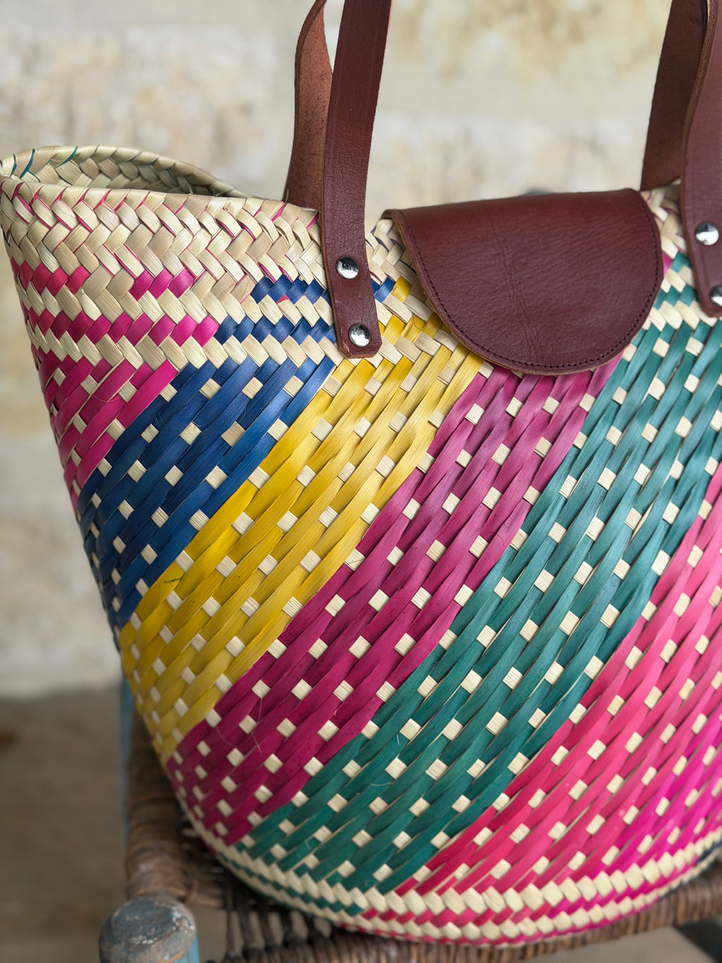 Alegría Bag - Rainbow Blue