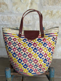 Alegría Bag - Red, Yellow and Blue Hearts