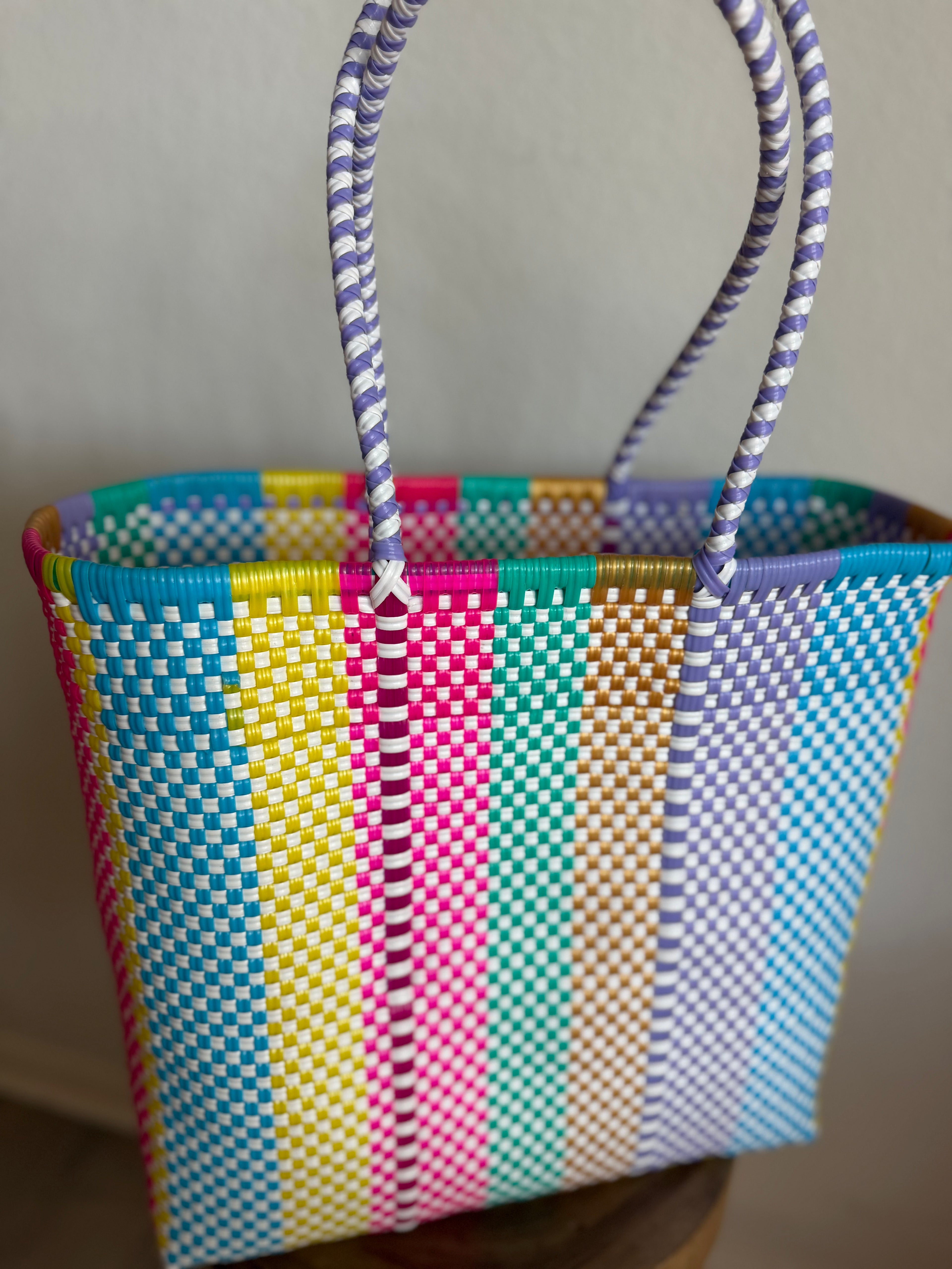 Large Multicolor Mercado Tote