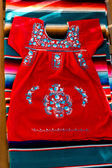 Girl's Red Oaxaca Dress