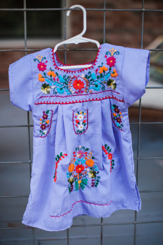 Baby Girl Light Purple Puebla Dress