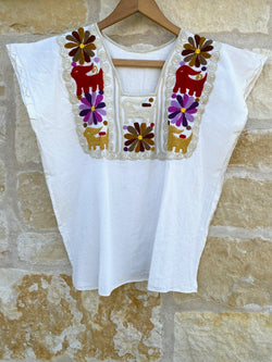 Beige Los Animales Blouse