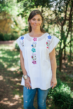 White Blusa de Verano