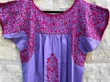 Magenta with Lavender San Antonino Dress