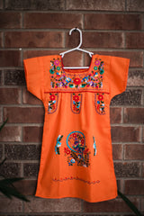 Orange Puebla Dress