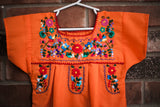 Orange Puebla Dress