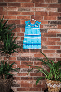 Girl's Blue Telar Dress