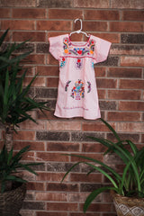 Girl's Light Pink Puebla Dress