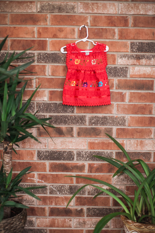 Baby Girl's Red Telar Dress