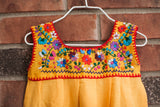 Baby Girl's Yellow Sleeveless Puebla Dress