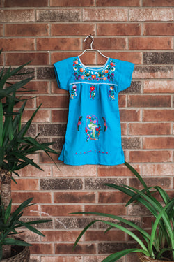 Blue Puebla Dress