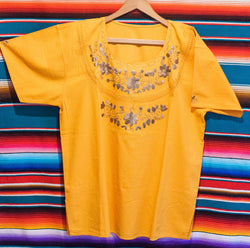 Yellow Blusa Elegante- XL