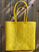 Yellow Woven Tote