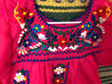 Girl's Pink Puebla Dress- 2T/3T