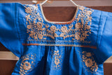 Baby Girl's Blue Oaxaca Dress