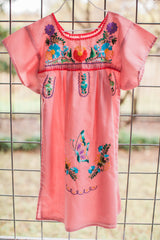 Girl's Dusty Rose Oaxaca Dress
