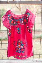 Girl's Magenta Oaxaca Dress