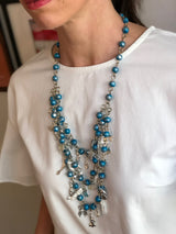 Turquoise Layer Milagro Necklace