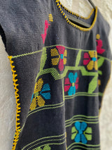 Black Oaxaca Fringe Tunic