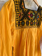 Black and Yellow San Andres Blouse