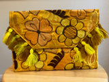 Yellow with Poms Frida Purse