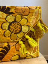 Yellow with Poms Frida Purse