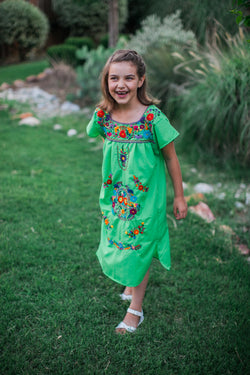 Girl's Fiesta Puebla Dress 8