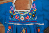 Baby Girl's Blue Puebla Dress