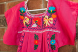 Girl's Pink Puebla Dress