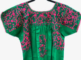 Green and Magenta Felicia Blouse - S
