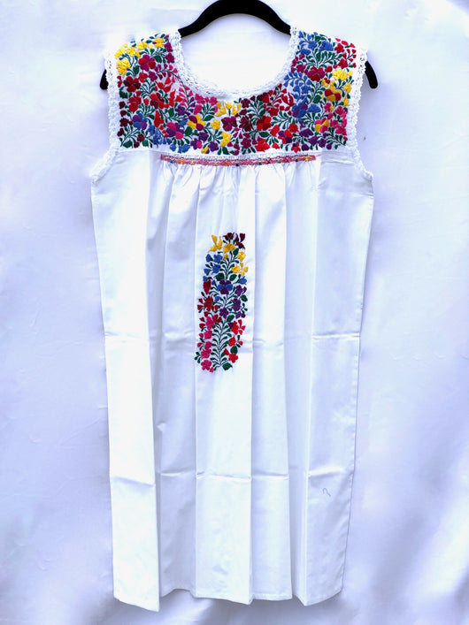 Simple White Felicia Dress - M/L