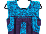 Purple with Turquoise Felicia Dress - M/L