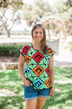 Blusa de Otomi con Verde