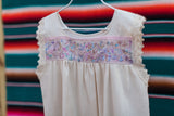 Girl's Off-White Manta Oaxaca Dress