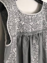 Pinstripe with White Felicia Dress