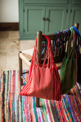 Red Loom Purse