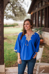 Periwinkle Pinwheel Tunic