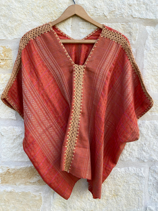 Coral, Beige and Pink Juana Top