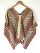 Tan, Red and Cream Juana Blouse