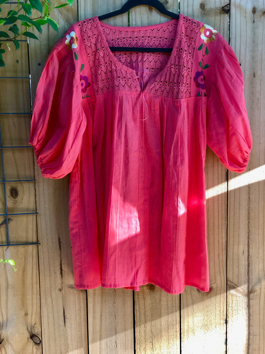 La Blusa con Flores XL XXL Mi Tia