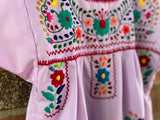 Lavender Girl's Puebla Dress- 6T