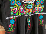 Black Girl's Puebla Dress- 6T